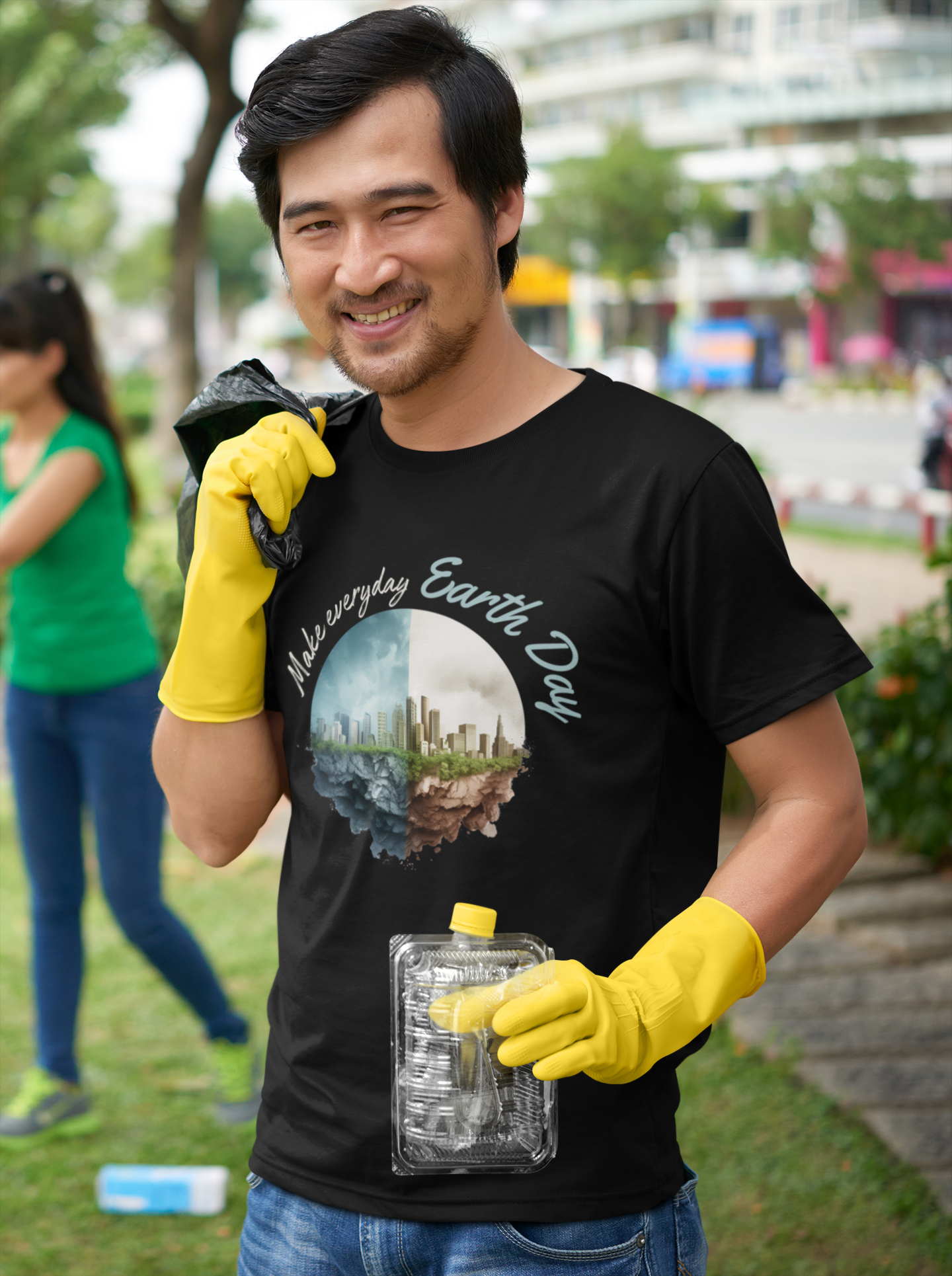 Eco-Friendly Earth Day Tee | Unisex World Shirt | Sustainable Jersey Top