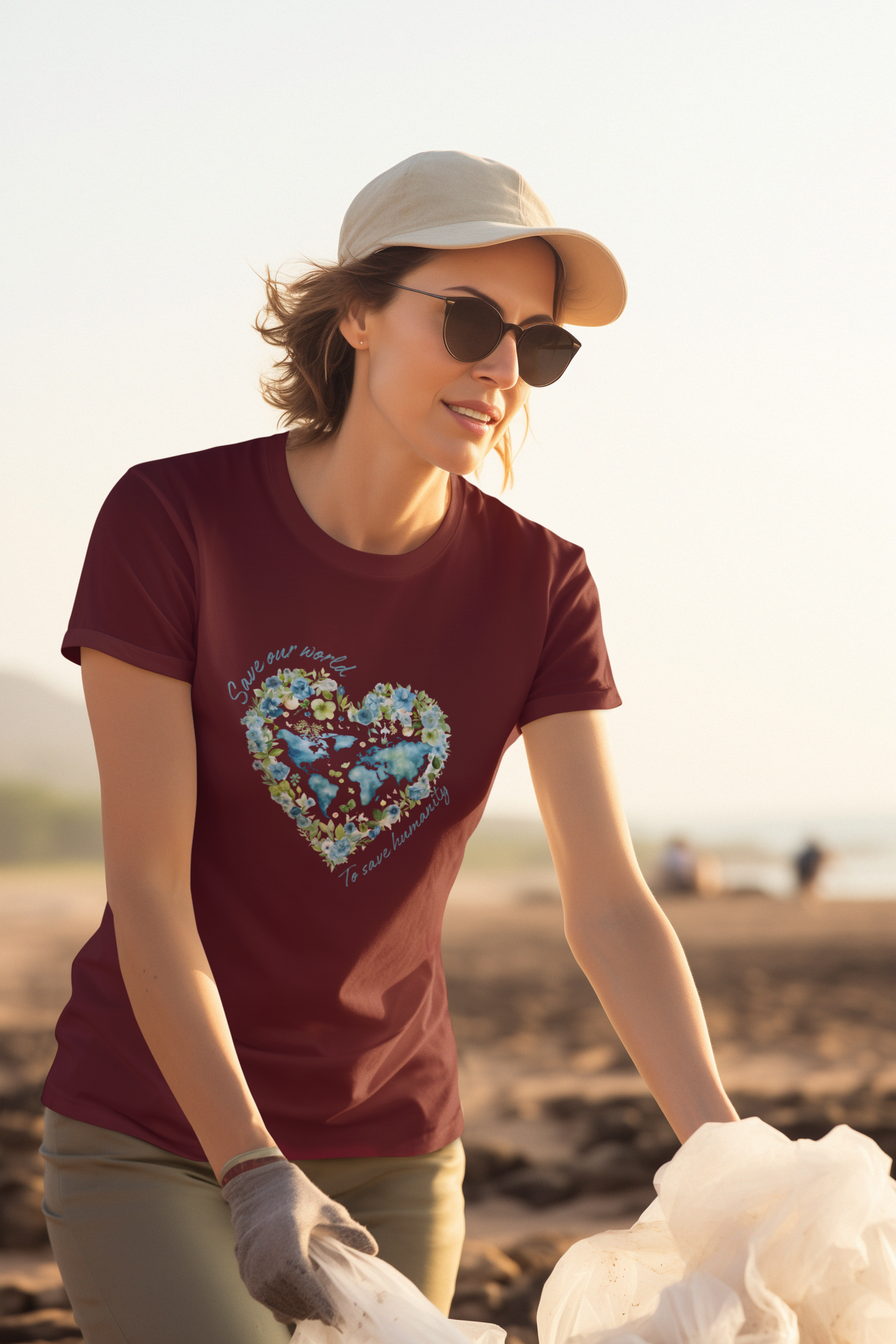 Humanity Saver Shirt: Eco-conscious Graphic Tee | Bella Canvas Quality Craftsmanship