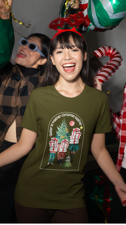 Holiday Gift Tee, Unisex Cotton Shirt, Family Christmas Outfit, Festive Apparel Option