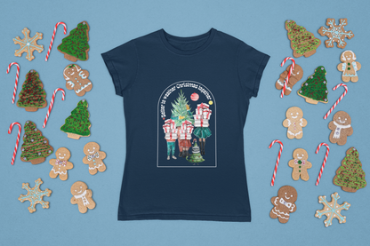 Holiday Gift Tee, Unisex Cotton Shirt, Family Christmas Outfit, Festive Apparel Option