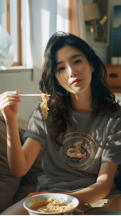 Anime Ramen Sushi Tee | Unisex Soft Cotton Shirt for Anime Fans | Lightweight & Breathable