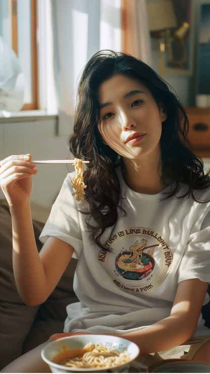Anime Ramen Sushi Tee | Unisex Soft Cotton Shirt for Anime Fans | Lightweight & Breathable