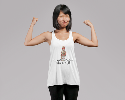 Nutcracker Christmas Women's Ideal Racerback Tank - Crushing It in Style