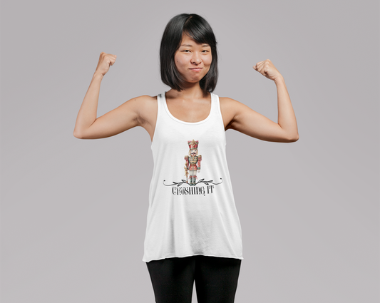 Nutcracker Christmas Women's Ideal Racerback Tank - Crushing It in Style