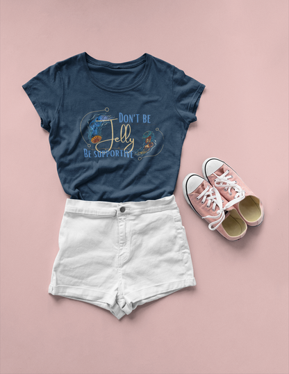 Jellyfish Design Tee - Support Your Friends in Style! Unisex Short Sleeve Shirt by Bella Canvas