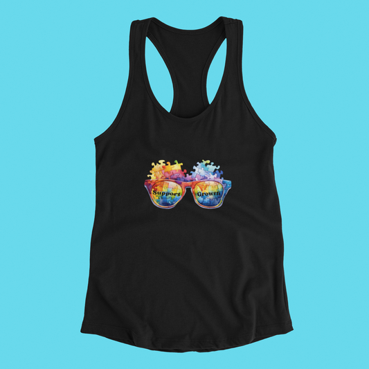 Slim Fit Tank Top for Women - Supportive Design with Racerback Cut - Ideal for Daily Wear and Workouts