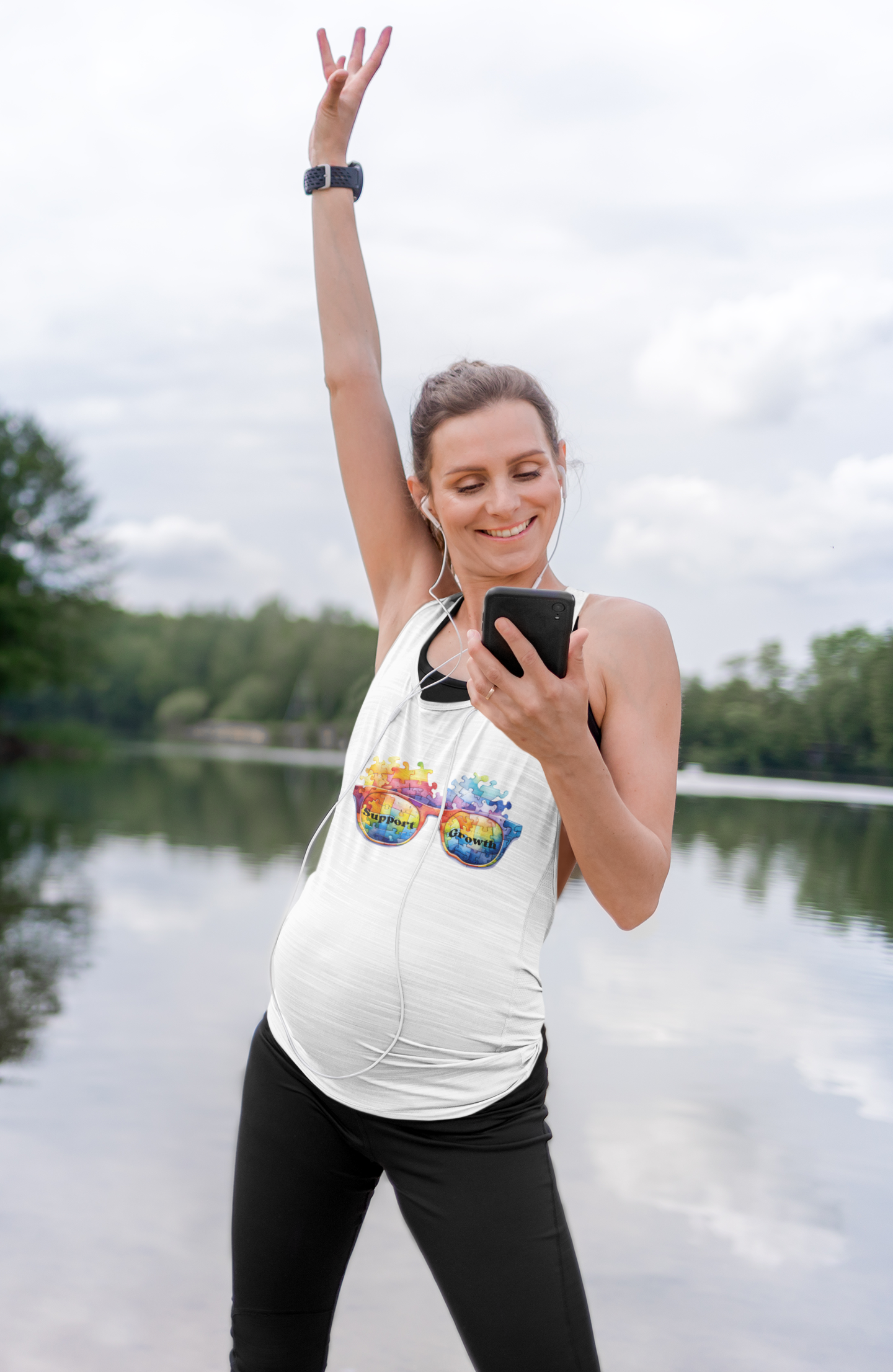 Slim Fit Tank Top for Women - Supportive Design with Racerback Cut - Ideal for Daily Wear and Workouts