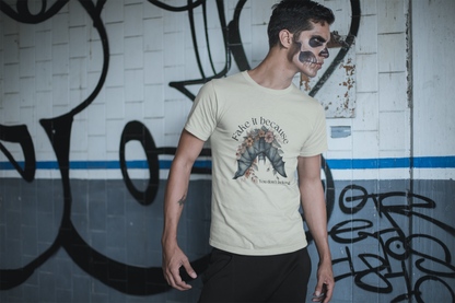 Gothic Floral Bat Men's Tee