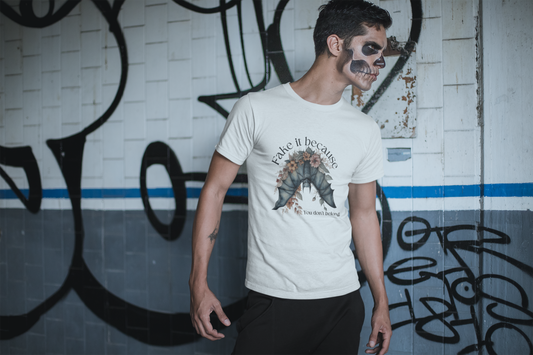 Gothic Floral Bat Men's Tee