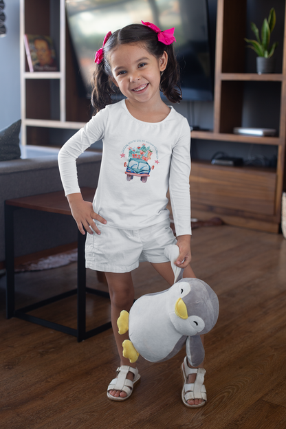 Joyful Christmas Truck Toddler Long Sleeve Tee – Hauling Presents & Holiday Cheer!