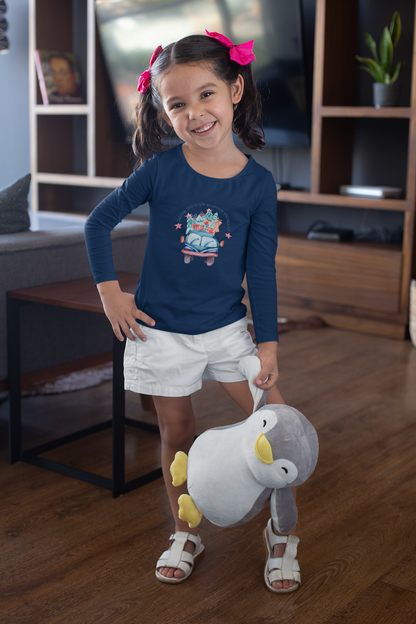 Joyful Christmas Truck Toddler Long Sleeve Tee – Hauling Presents & Holiday Cheer!