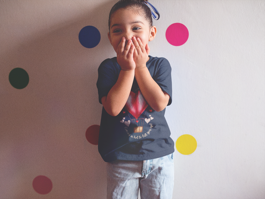 Valentine's Day Hot Air Balloon Youth Tee - Short Sleeve