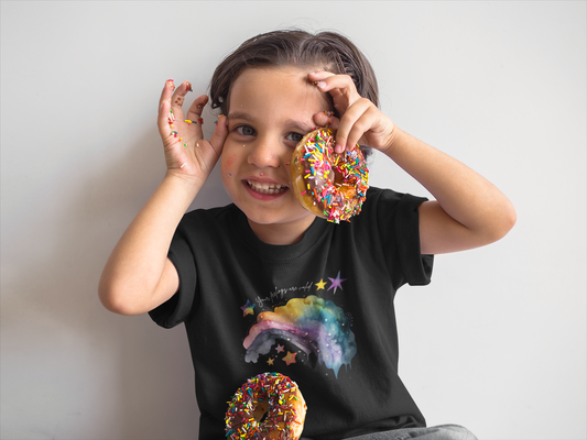 Valid Feelings Rainbow Empowering Youth Short Sleeve Tee