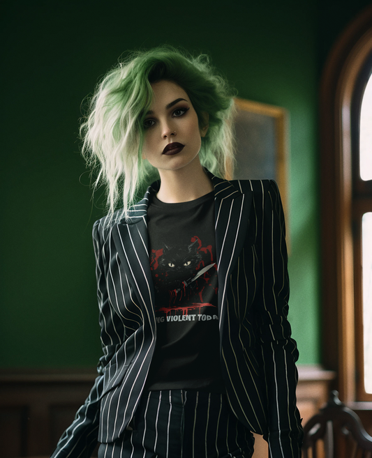 Feeling Violent Today Women's Relaxed T-Shirt - Soft and Comfortable Tee for Effortless Style