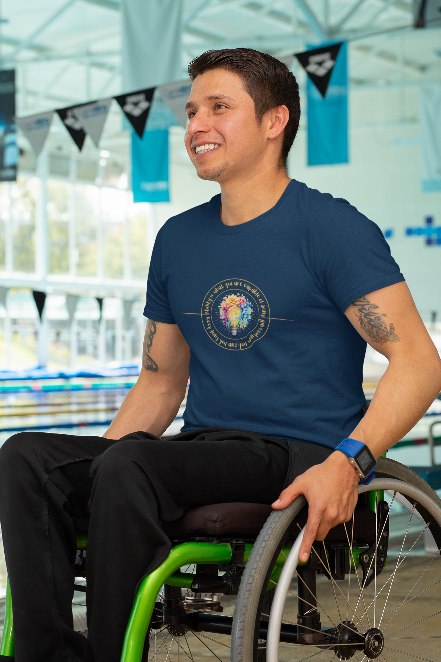 Sustainable Style: Ability is Capable Recycled Organic T-Shirt for All Genders