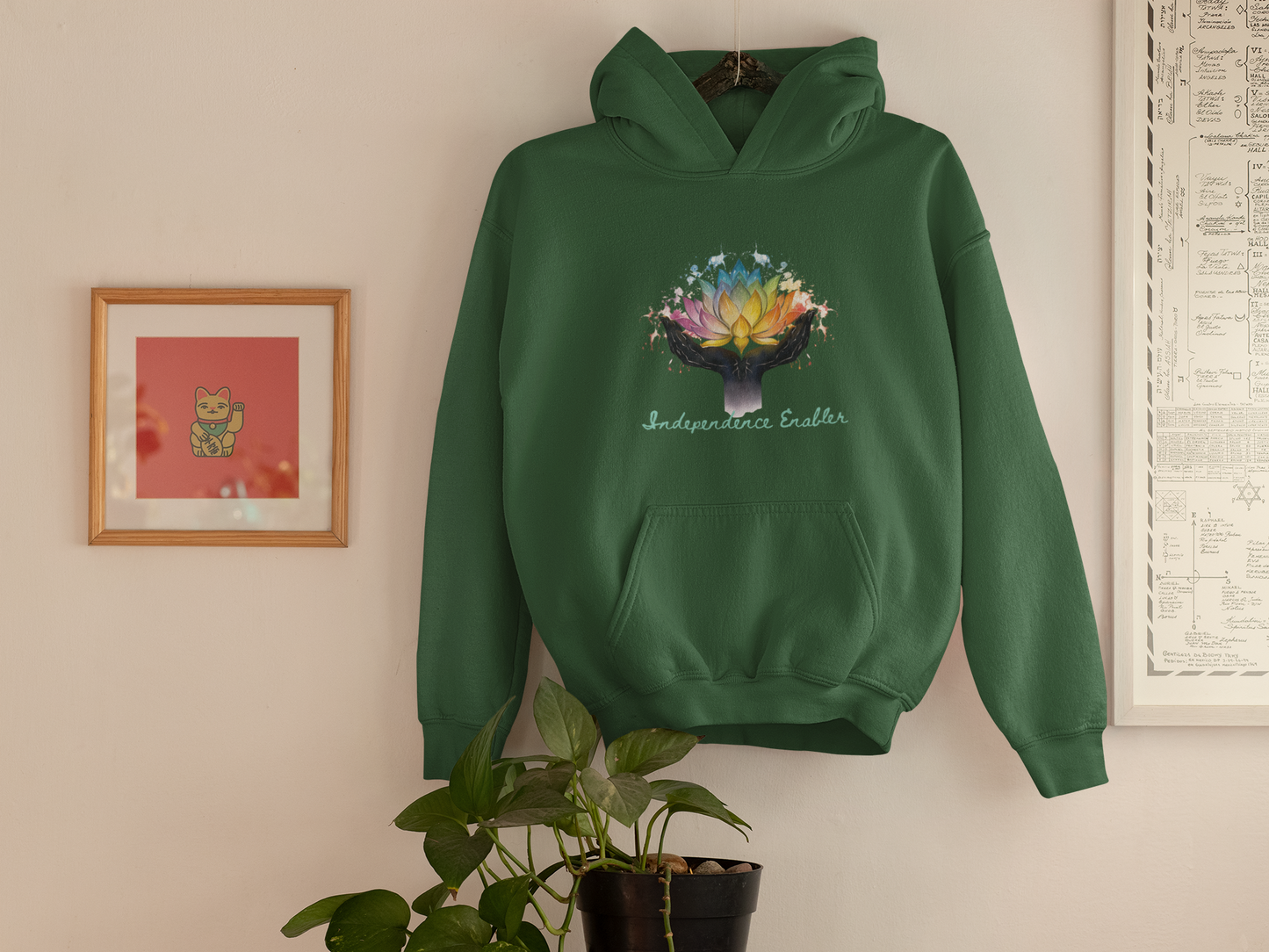 Neurodiversity Empowerment Unisex College Hoodie | DSP Support | Independent Living
