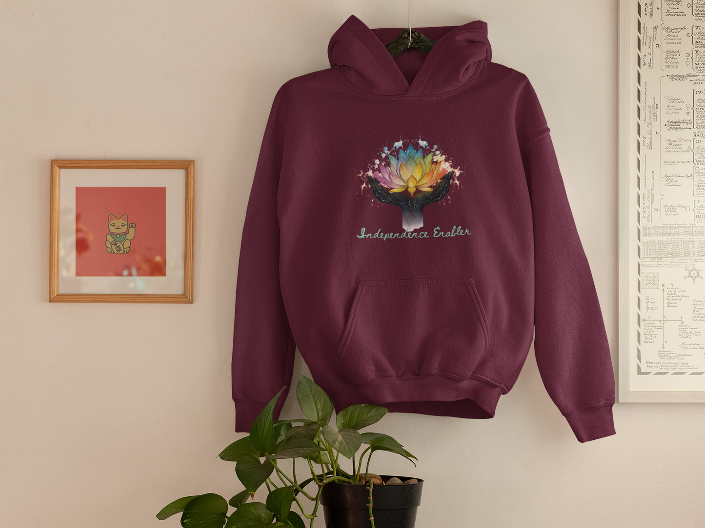 Neurodiversity Empowerment Unisex College Hoodie | DSP Support | Independent Living