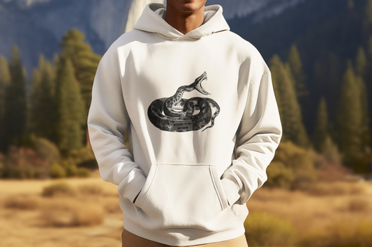 Rattle Snake Graphic Unisex Hoodie