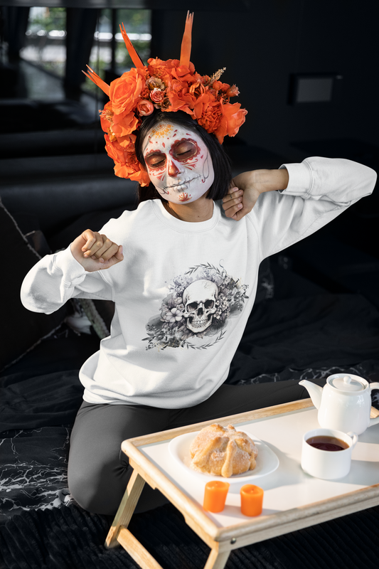 Spooky Augtober Awesomeness Sweatshirt - Unisex Halloween Comfort