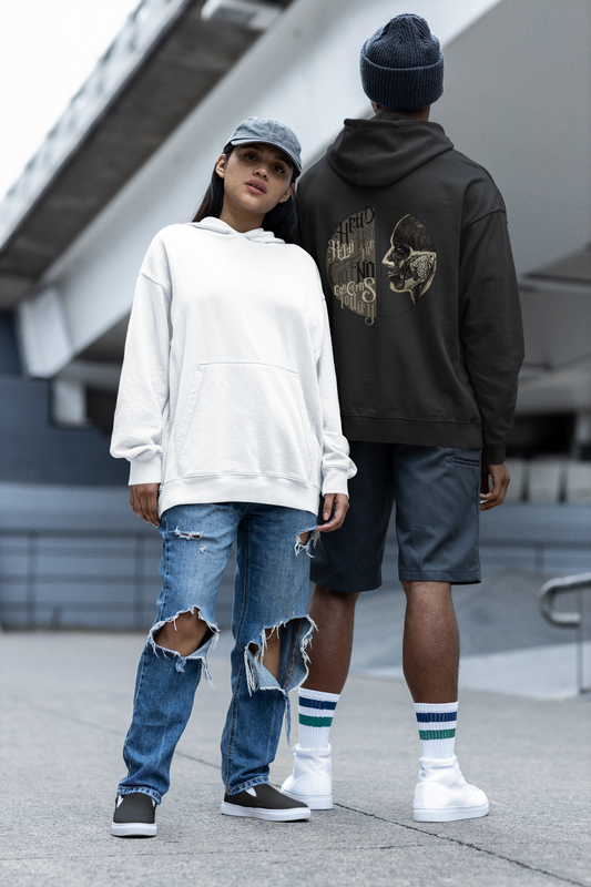 No Concerns Head Unisex College Hoodie