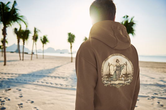 Libra Scales: Balance of Style Unisex College Hoodie