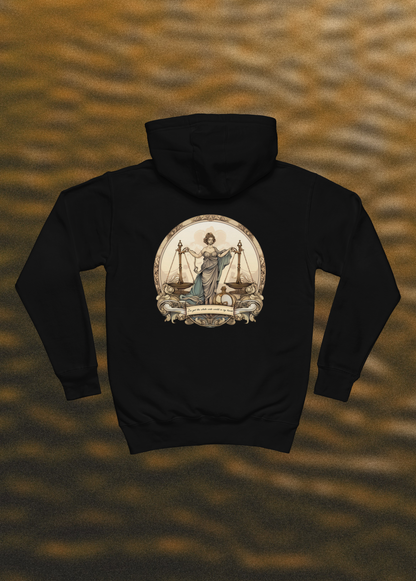 Libra Scales: Balance of Style Unisex College Hoodie