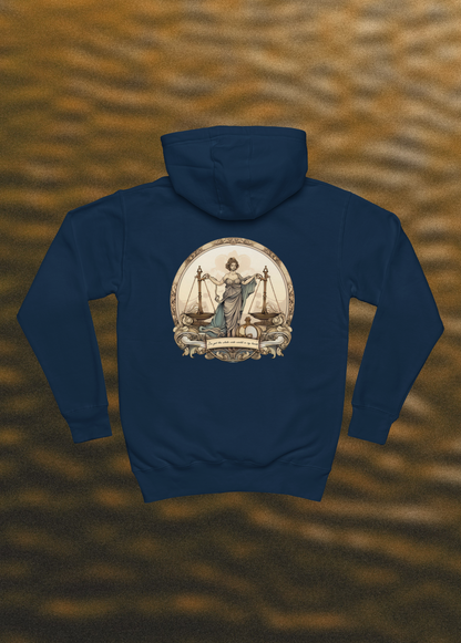 Libra Scales: Balance of Style Unisex College Hoodie