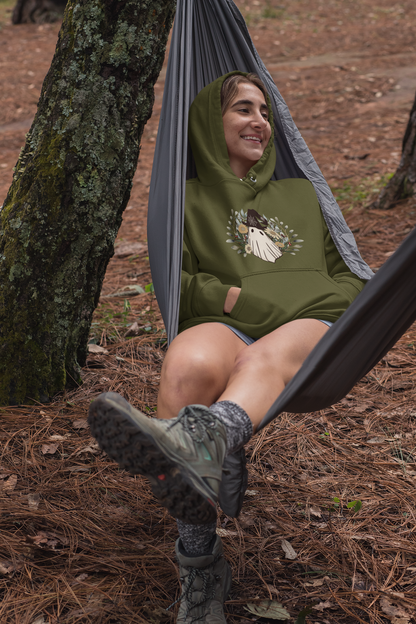 Stay Warm in Style with the Retro Ghost Unisex Heavy Blend™ Hooded Sweatshirt