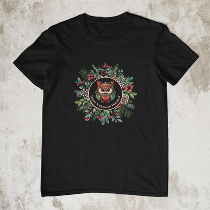 Get Festive with our Hoot N Holler Holiday Youth Short Sleeve Tee - Sustainable & Stylish