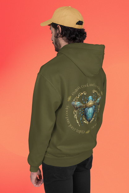 Epic Moments Await with this Calm and Cool Unisex Hooded Sweatshirt - Perfectly Balanced Style