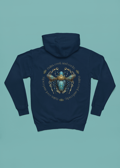 Epic Moments Await with this Calm and Cool Unisex Hooded Sweatshirt - Perfectly Balanced Style