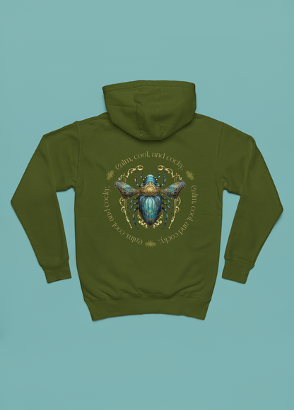 Epic Moments Await with this Calm and Cool Unisex Hooded Sweatshirt - Perfectly Balanced Style
