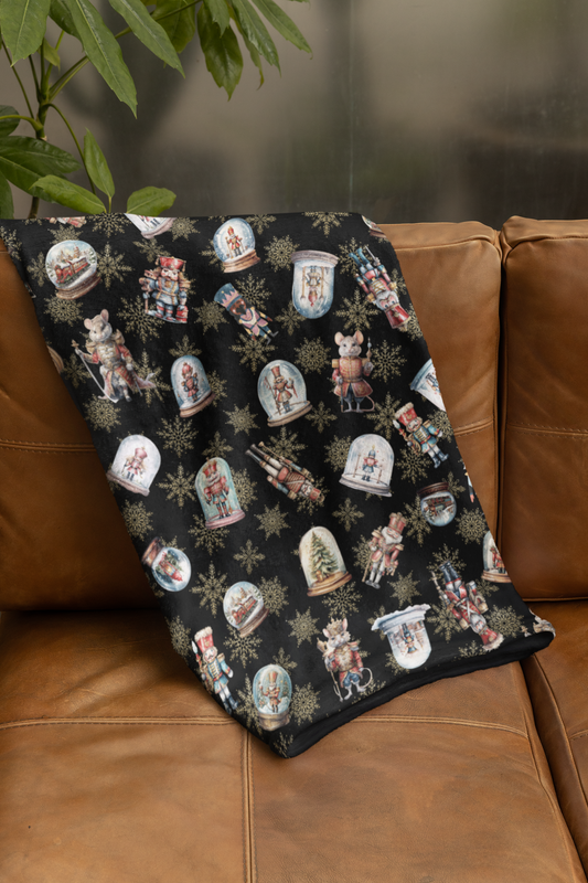 Premium Quality Boys Velveteen Snowglobe Blanket | Perfect Gift for Friends and Family | Choose from 3 Sizes
