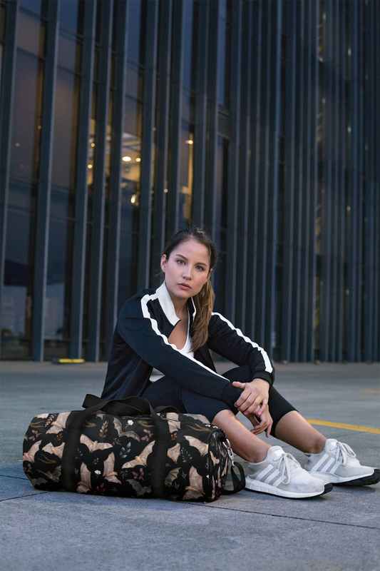 Express Yourself Everywhere with our Bats and Branches Design Duffle Bag - Made in the USA
