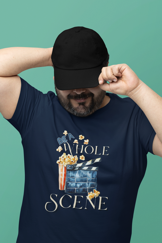 Cozy Comfort: USA-Made Unisex Short-Sleeve Jersey T-Shirt – Movie Night Essential!