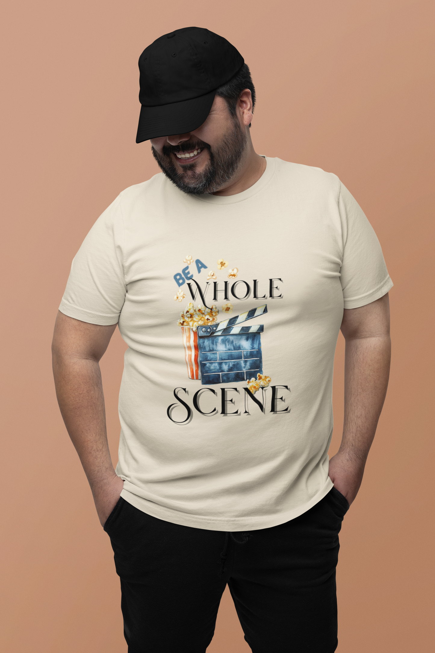 Cozy Comfort: USA-Made Unisex Short-Sleeve Jersey T-Shirt – Movie Night Essential!