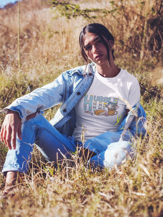 Ultimate Hustle Up Tee: USA-Made Motivational Wear for Inspired Living