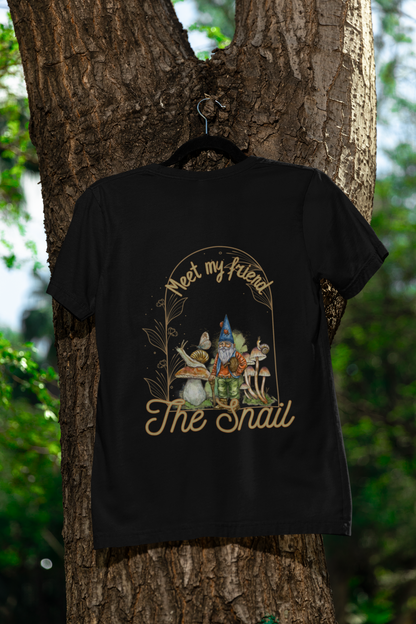 Whimsical Snail Delight T-Shirt - Perfect Unisex Tee for Nature Lovers!