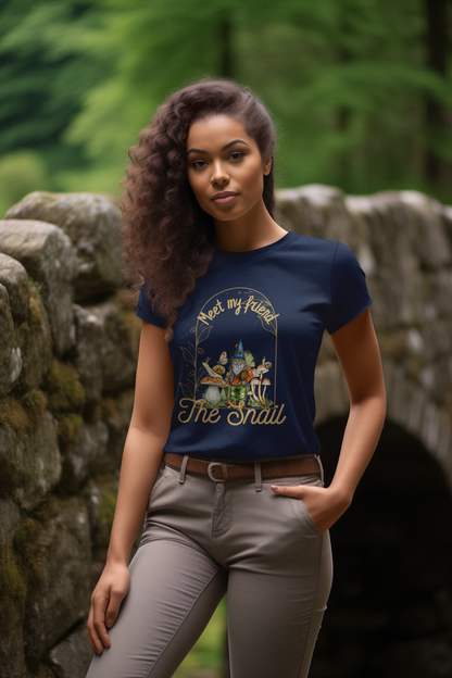 Whimsical Snail Delight T-Shirt - Perfect Unisex Tee for Nature Lovers!