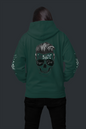 Skull Sunglasses Hoodie — Retro Pompadour Skull Pullover