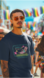 Have a Nice Day Lounge Chair Illustration T-Shirt | Retro Summer Stars
