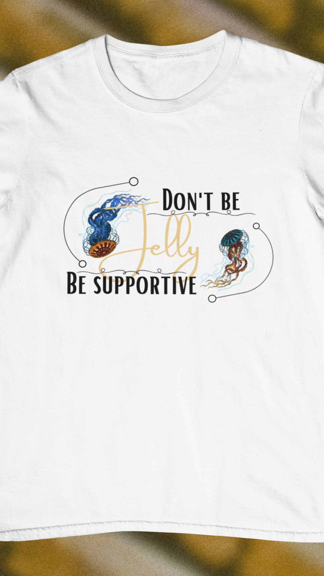 Don’t Be Jelly Be Supportive Youth Tee | Cute Mermaid Illustration