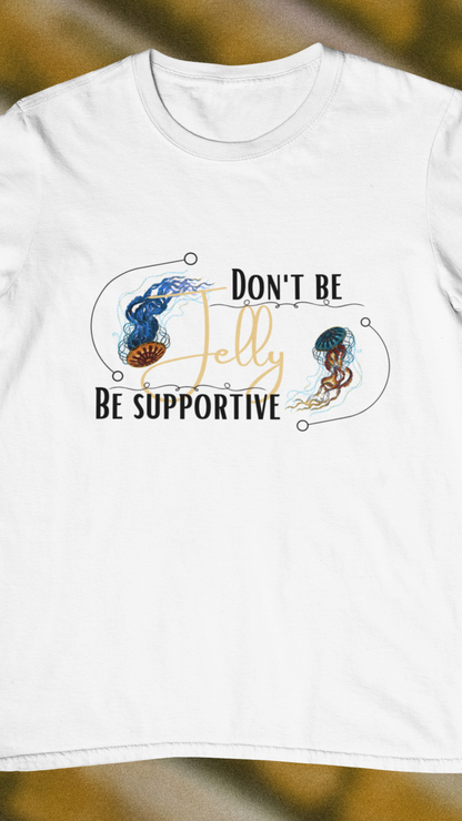 Don’t Be Jelly Be Supportive Youth Tee | Cute Mermaid Illustration
