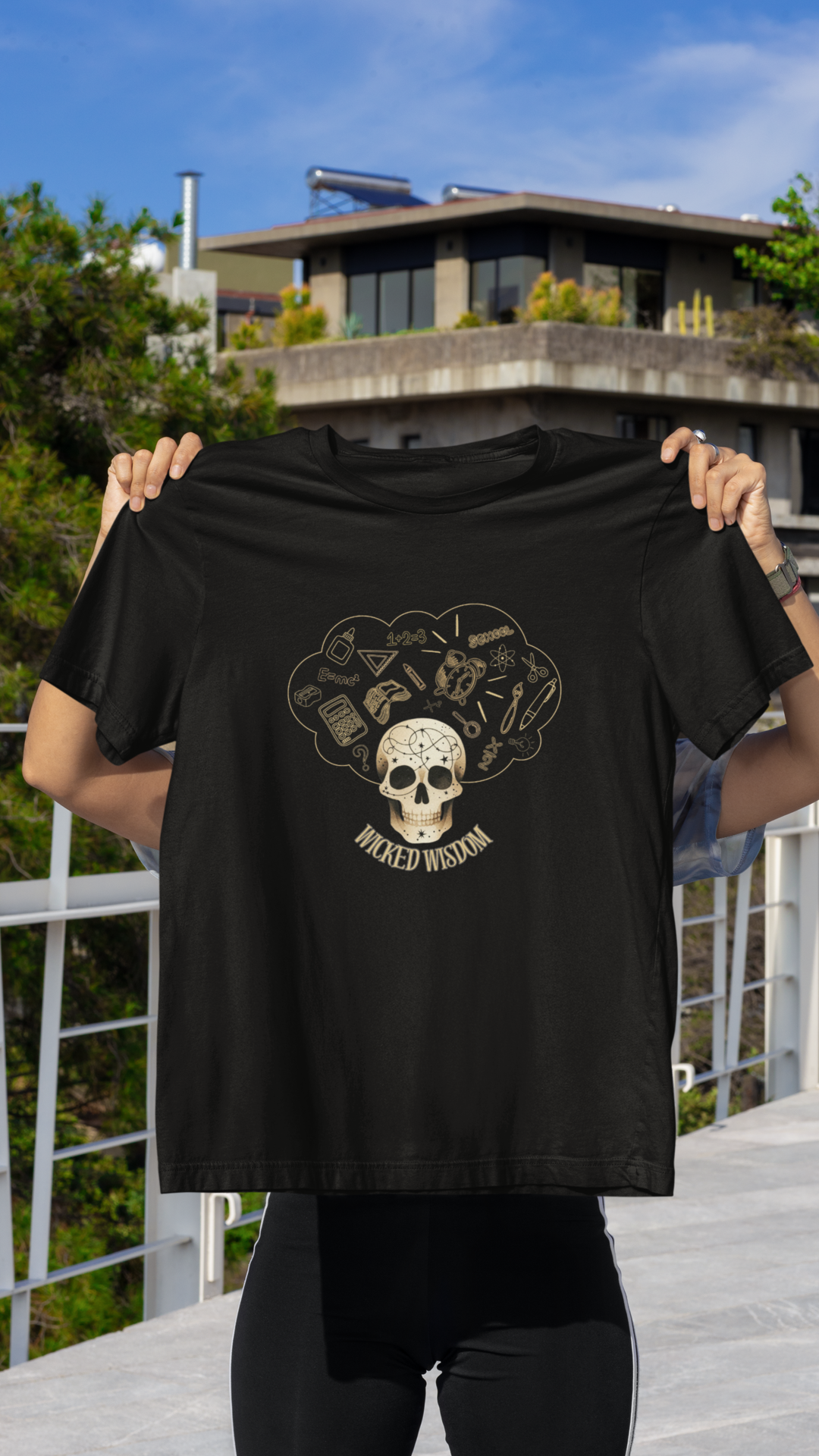 Skull with Potion Cloud Youth Tee | Witchy Magic, Alchemy Icons