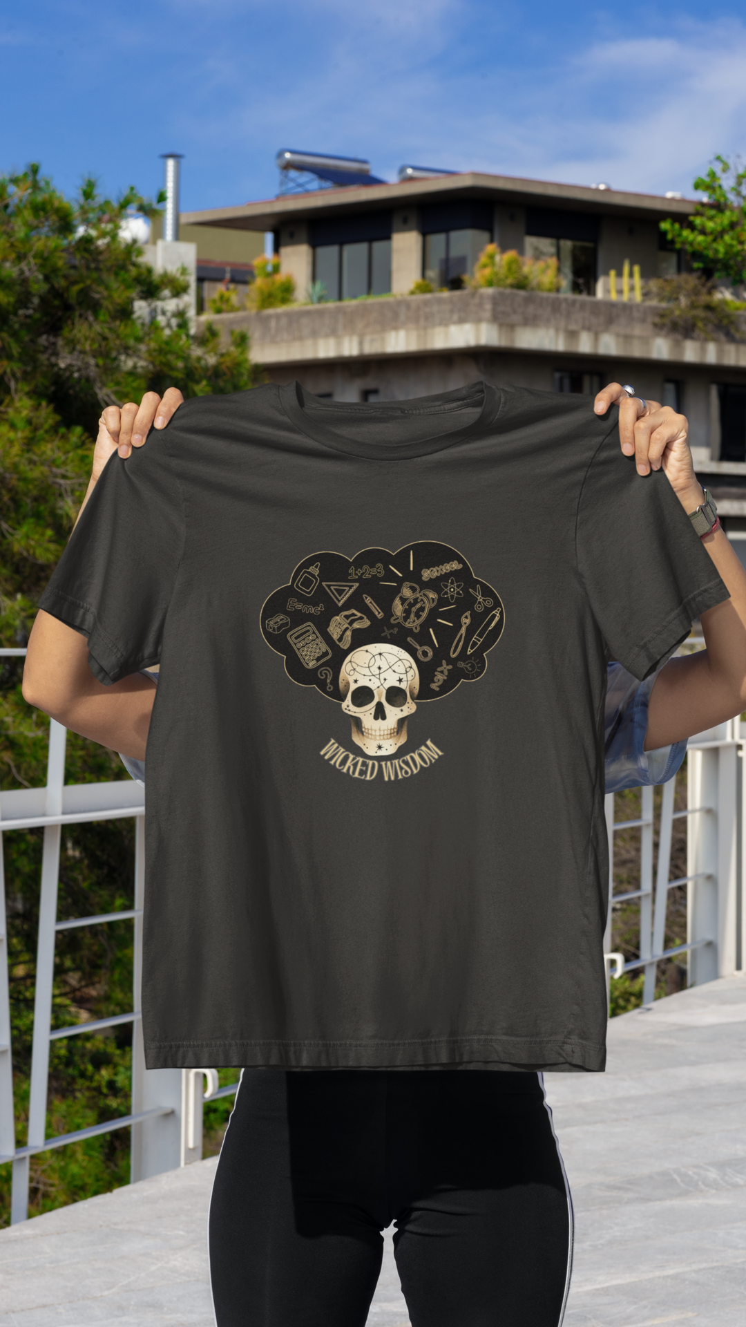 Skull with Potion Cloud Youth Tee | Witchy Magic, Alchemy Icons