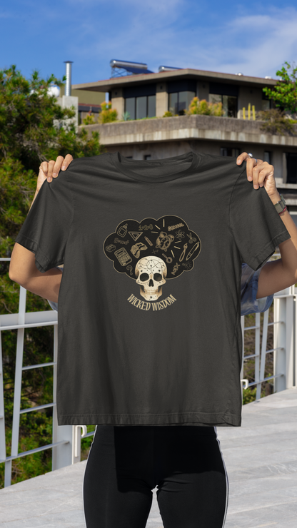 Skull with Potion Cloud Youth Tee | Witchy Magic, Alchemy Icons