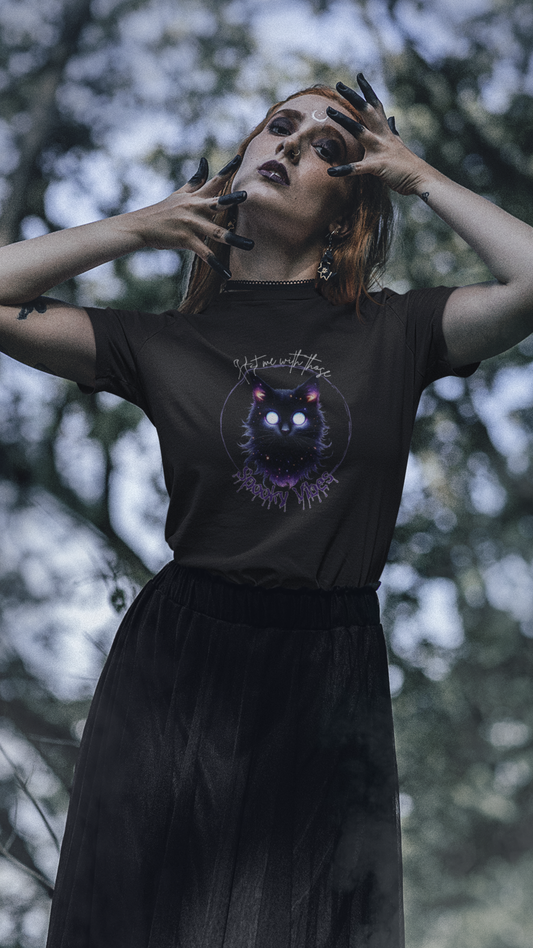 Galaxy Wolf Tee | Cosmic Wolf Face T-shirt, Night Sky Nebula Design