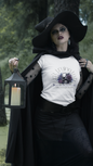 Floral Skull Illustration T-Shirt | Moon Phases Graphic Tee