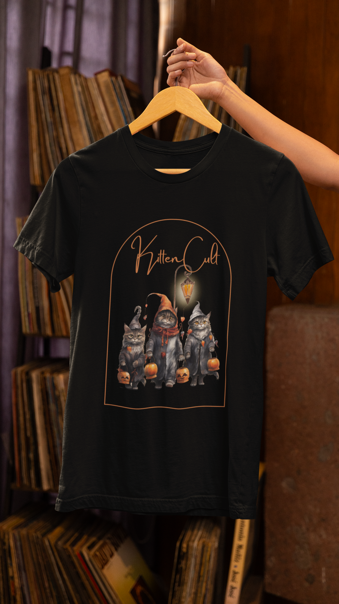 Kittens in Halloween Costumes Tee | Halloween Cat Shirt