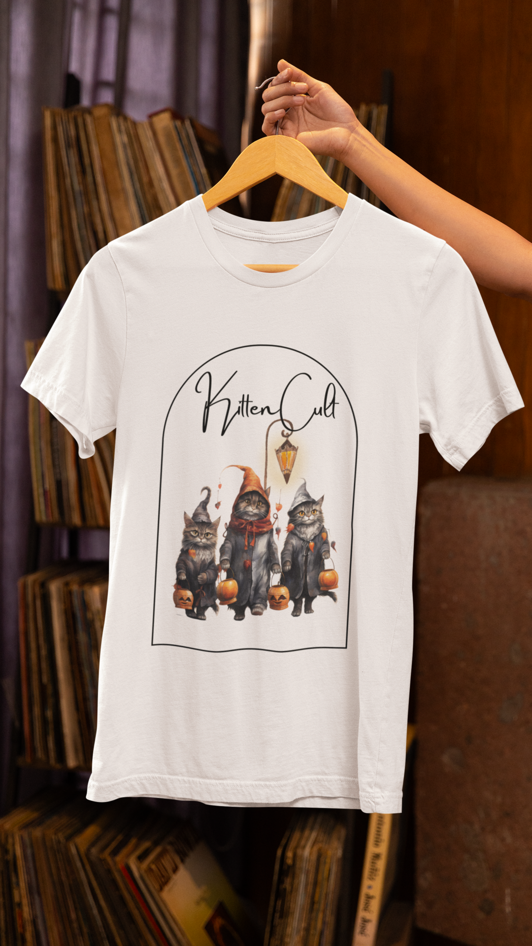 Kittens in Halloween Costumes Tee | Halloween Cat Shirt